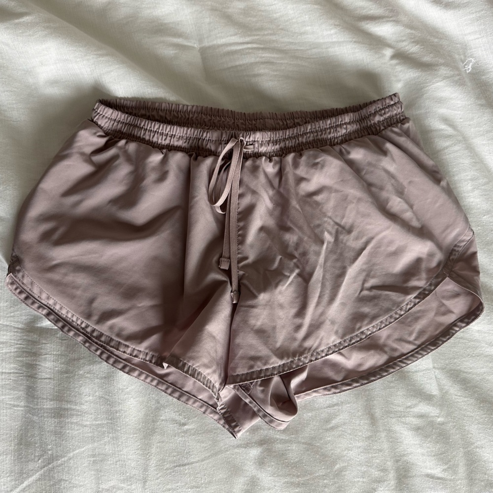 Pink athletic shorts